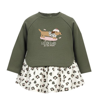 Robe Bébé Pia Kaki avec...