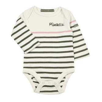 Body Bébé écru kaki Pacific...