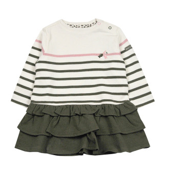 Robe Bébé Marinière Écru...