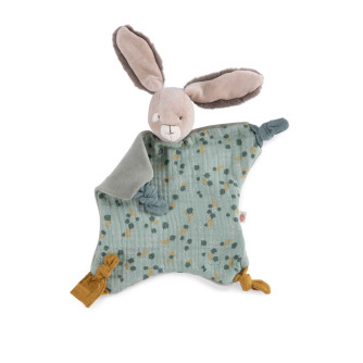 Doudou Plat Lapin Sauge...